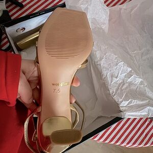 Gold heels